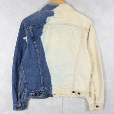 画像2: 80's Levi's 70506 USA製 ブリーチデニムジャケット SIZE40 (2)