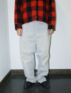 画像2: 40〜50's N&W チノトラウザーズ W36 (2)