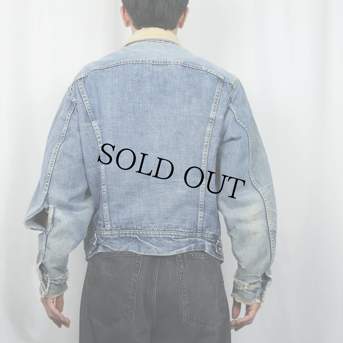 画像3: 60's Lee 101-LJ "STORM RIDER" USA製 ブランケットライナー デニムジャケット SIZE42REG (3)