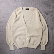 画像1: 60〜70's HODGE & SONS アルパカニットカーディガン L (1)