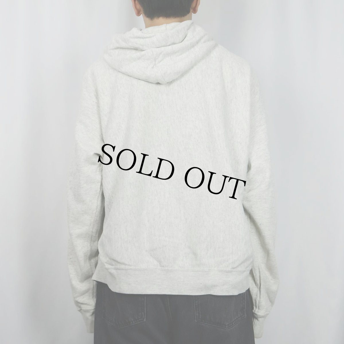 画像3: 90's U.S.ARMY ロゴプリント スウェットジップパーカー XL (3)