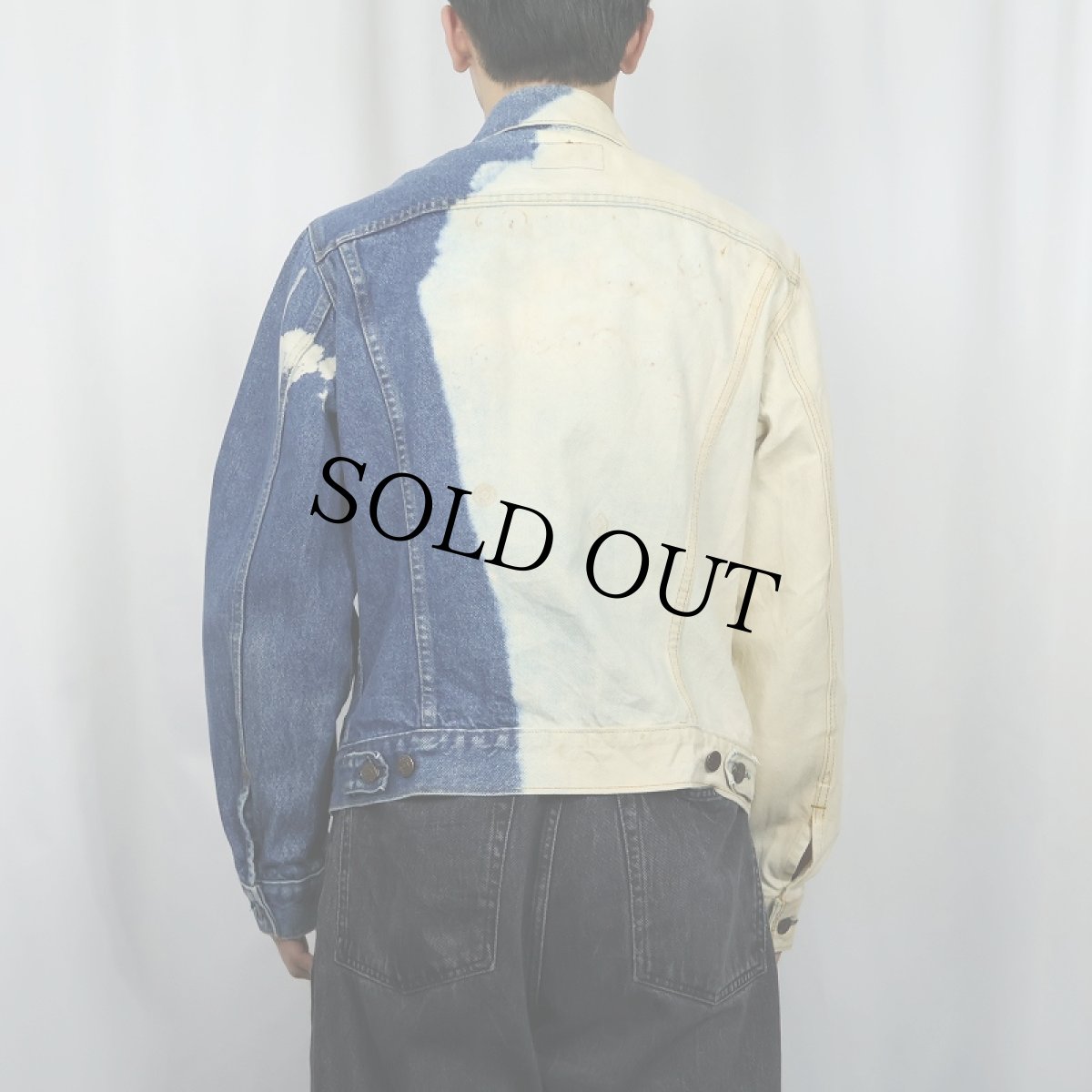 画像4: 80's Levi's 70506 USA製 ブリーチデニムジャケット SIZE40 (4)