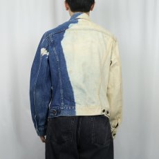 画像4: 80's Levi's 70506 USA製 ブリーチデニムジャケット SIZE40 (4)
