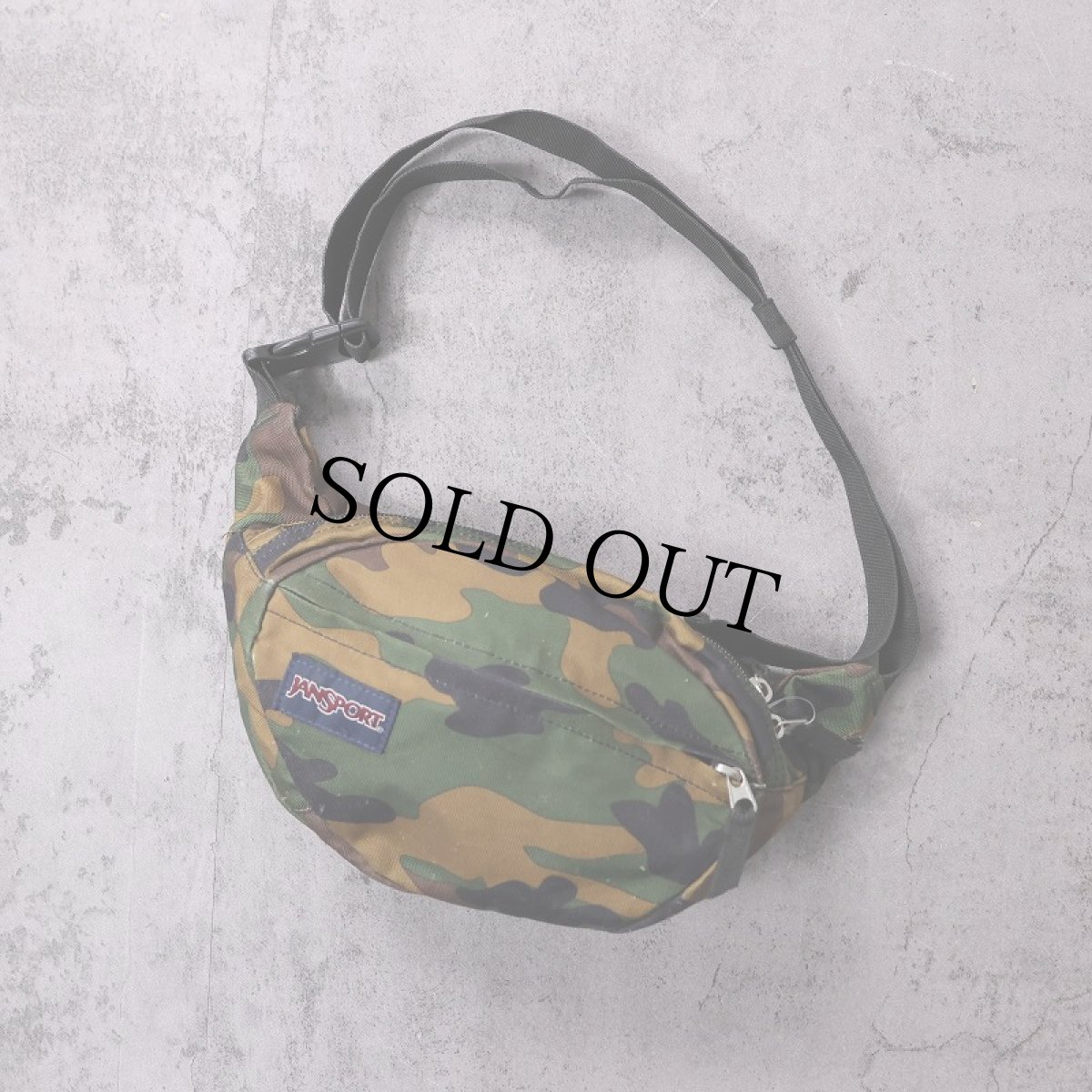 画像1: JANSPORT カモ柄 ウエストポーチ (1)