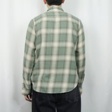 画像3: Ralph Lauren RRL オンブレーチェック柄 コットンシャツ (3)