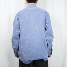 画像3: ORVIS ガンパッチ付き コットンハンティングシャツ M (3)