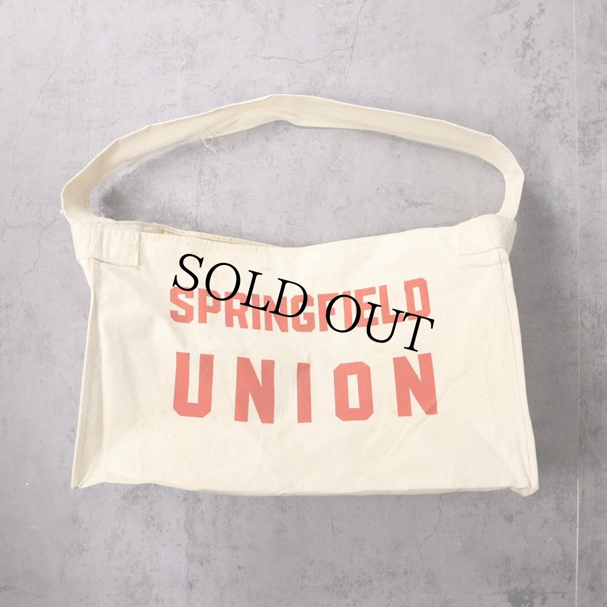 画像2: 〜60's "SPRINGFIELD UNION" ニュースペーパーバッグ (2)