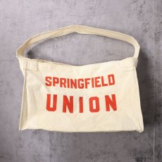 画像2: 〜60's "SPRINGFIELD UNION" ニュースペーパーバッグ (2)