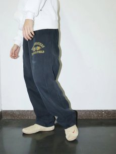 画像3: 2000's Champion REVERSE WEAVE ウイングフット プリントスウェットパンツ BLACK L (3)