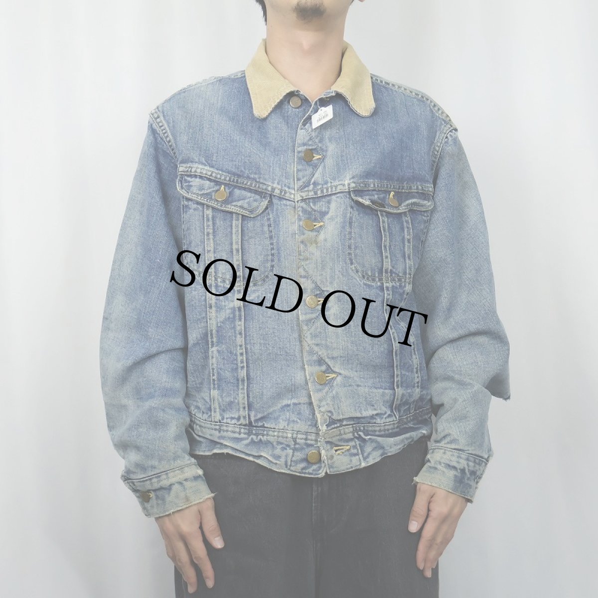 画像2: 60's Lee 101-LJ "STORM RIDER" USA製 ブランケットライナー デニムジャケット SIZE42REG (2)