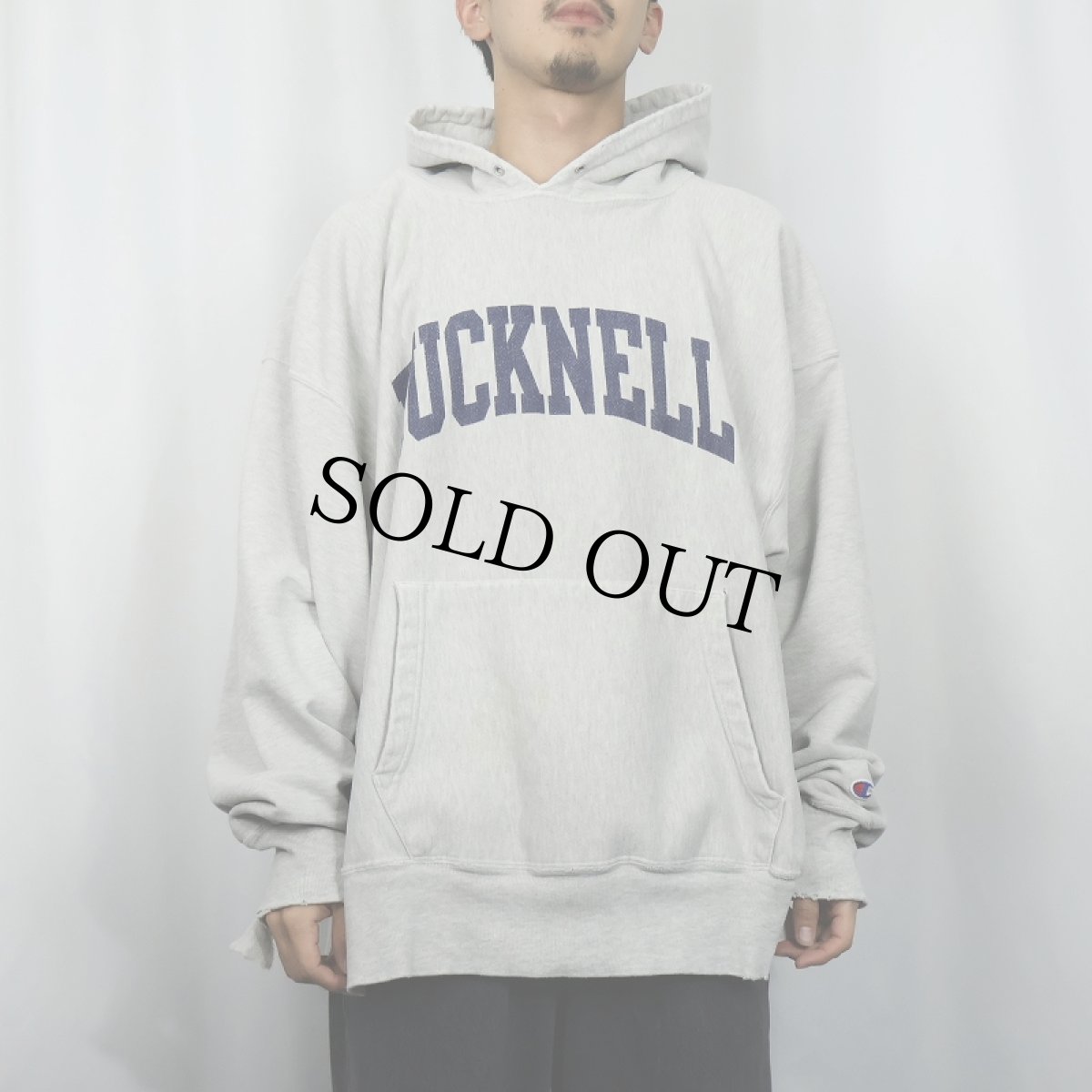 画像3: Champion REVERSE WEAVE "BUCKNELL" バックプリント スウェットフーディー XXL (3)