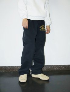 画像1: 2000's Champion REVERSE WEAVE ウイングフット プリントスウェットパンツ BLACK L (1)