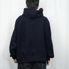画像3: POLO Ralph Lauren フリースジップパーカー NAVY 3X BIG (3)