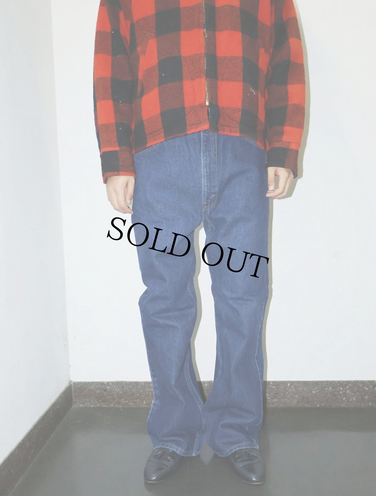 画像2: 90's Levi's 517 USA製 オレンジタブ ブーツカットデニムパンツ W37 (2)