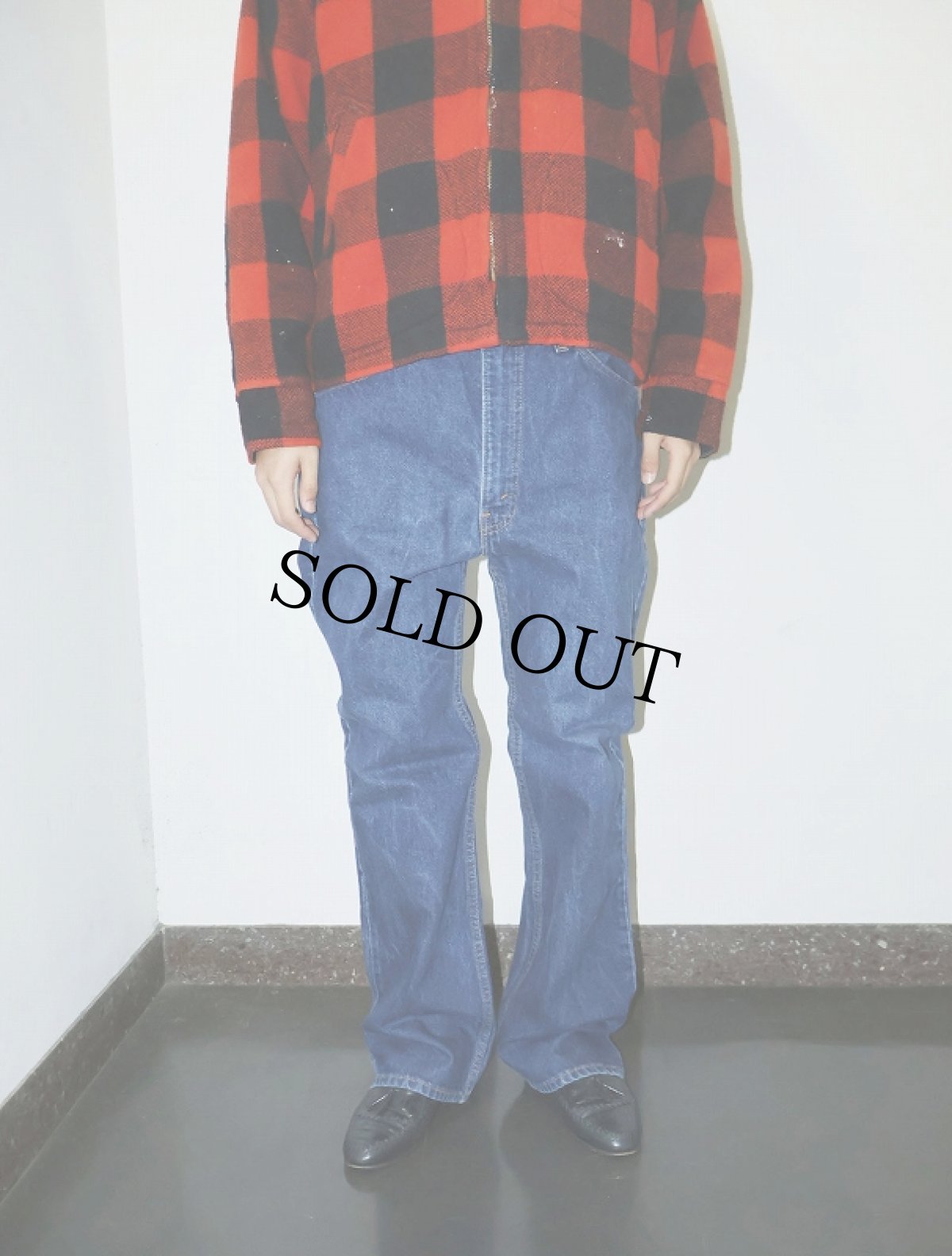 画像2: 90's Levi's 517 USA製 オレンジタブ ブーツカットデニムパンツ W38 (2)