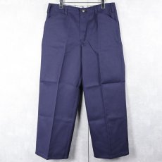 画像2: BEN DAVIS "THE GORILLA CUT" ゴリラカットパンツ NAVY フラッシャー付き未使用品 W34 L30 (2)