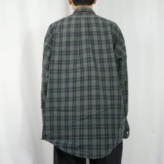 画像3: 80's Brooks Brothers USA製 チェック柄 ボタンダウンコットンシャツ 17 1/2 (3)