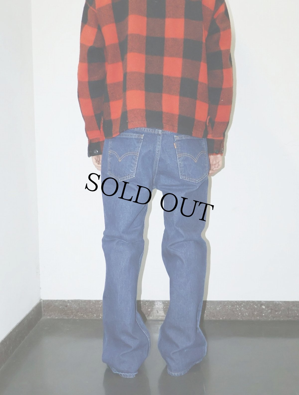 画像3: 90's Levi's 517 USA製 オレンジタブ ブーツカットデニムパンツ W37 (3)