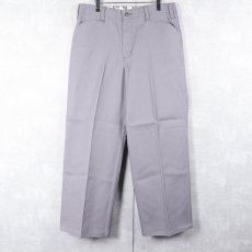 画像2: BEN DAVIS "THE GORILLA CUT" ゴリラカットパンツ LT. GREY フラッシャー付き未使用品 W34 L30 (2)