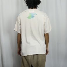 画像3: 90's University Wear USA製 ハンドペイントTシャツ L (3)