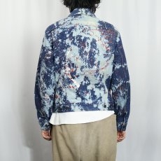 画像3: 80's Levi's USA製 70506-0216 ペンキペイント デニムジャケット SIZE38R (3)