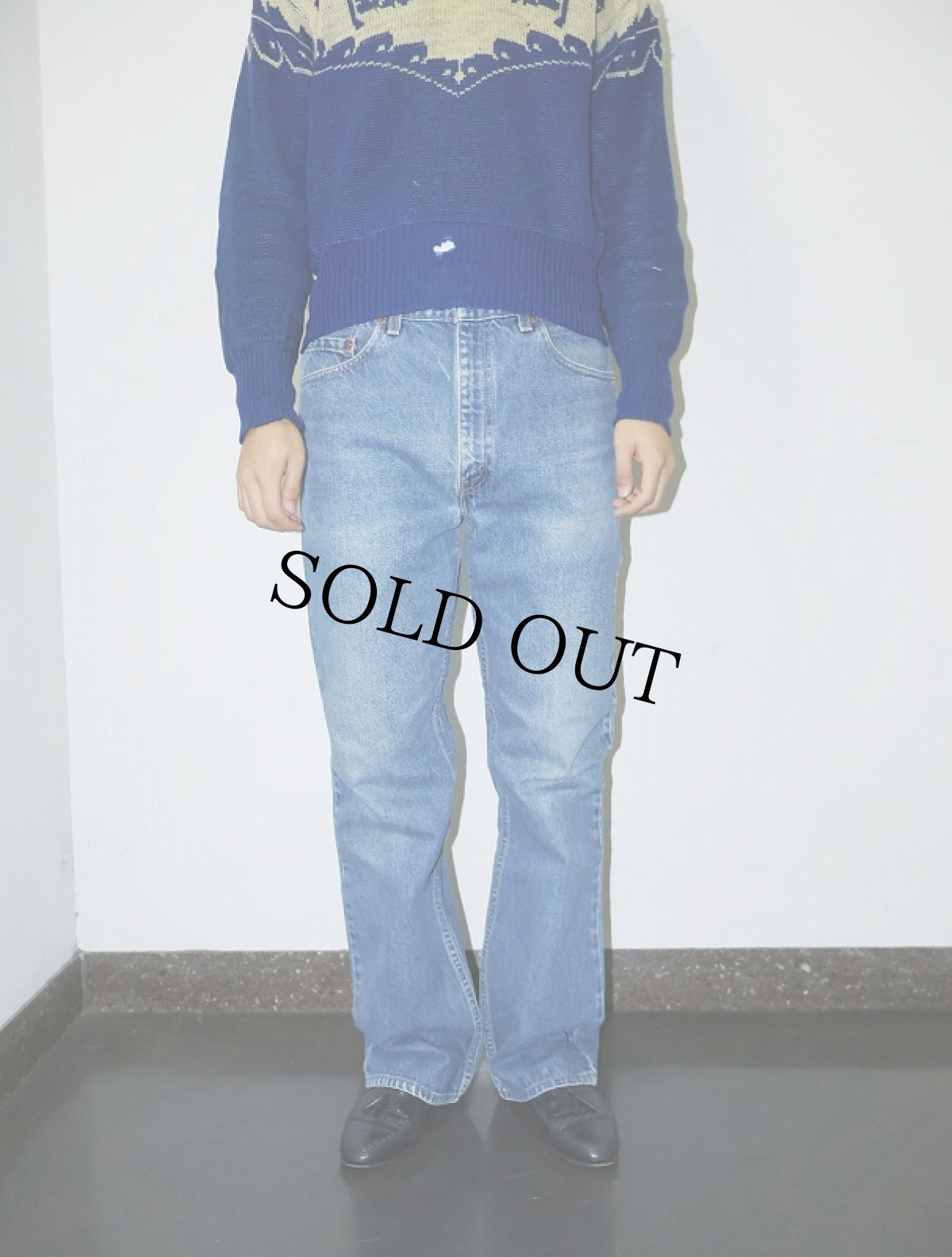 画像4: 2000's Levi's 517 USA製 ブーツカットデニムパンツ W35 (4)