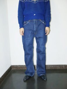 画像2: 90's Levi's 517 USA製 オレンジタブ ブーツカットデニムパンツ W36 (2)