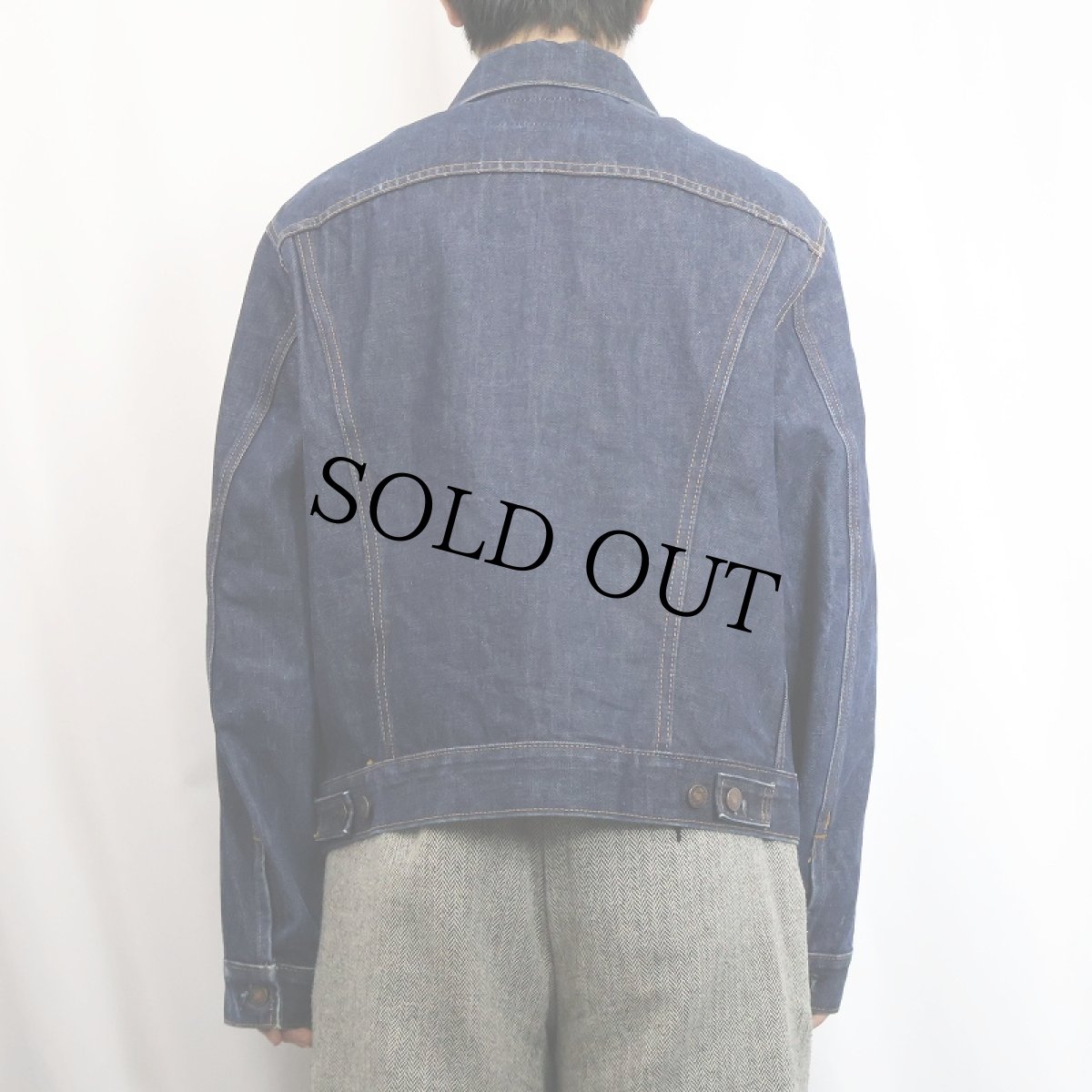 画像3: 60〜70's LEVI'S 70505 BIGE デニムジャケット (3)