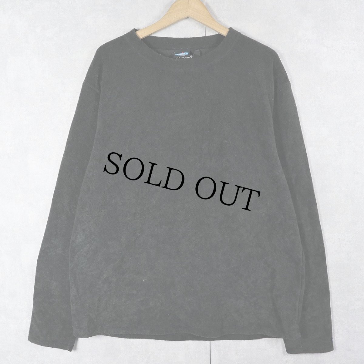 画像1: KAVU パイルスウェット BLACK XL (1)