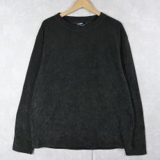 画像1: KAVU パイルスウェット BLACK XL (1)