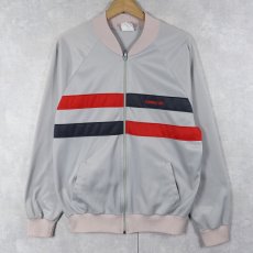 画像1: 70's adidas USA製 ラインデザイン トラックジャケット L (1)