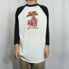 画像2: 2000's Black Sabbath "Symptom of the Universe" ロックバンドラグランTシャツ XL (2)
