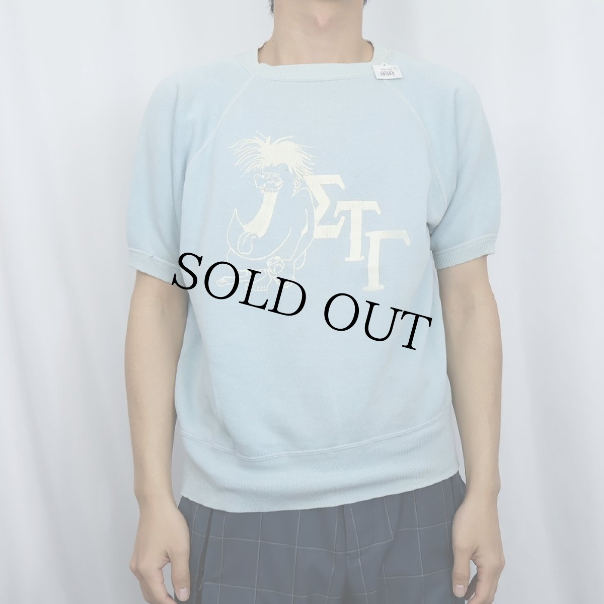 画像3: 60's モンスタープリント 半袖スウェット  (3)