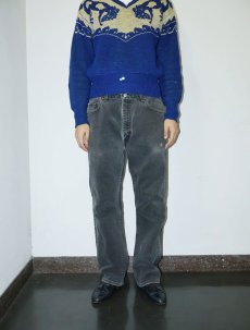 画像2: Levi's CANADA製 "サルファブラック" ブラックデニムパンツ W34 (2)