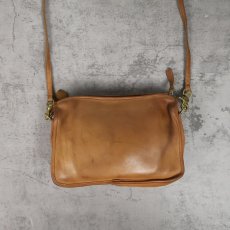 画像1: 60〜70's COACH USA製 レザーショルダーバッグ (1)