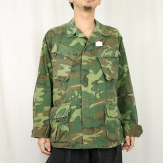 画像2: 60's U.S.ARMY ERDL迷彩 "グリーンリーフ" ファティーグジャケット 5th MEDIUM-REGULAR (2)