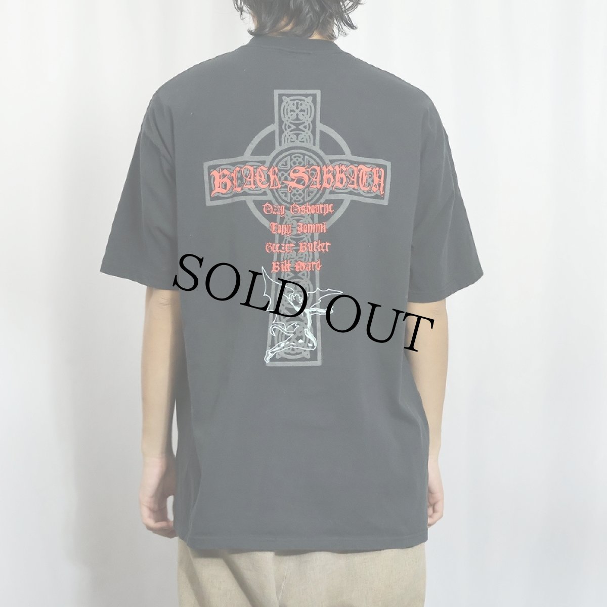 画像3: 2000's Black Sabbath ロックバンド プリントTシャツ BLACK XL (3)