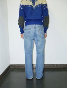 画像3: 80's Levi's 517 USA製 オレンジタブ ブーツカットデニムパンツ W35 (3)