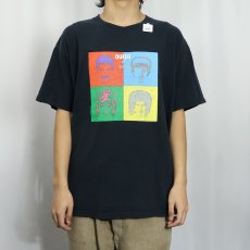 画像2: 2004 QUEEN "Hot Space" ロックバンドプリントTシャツ BLACK XL (2)