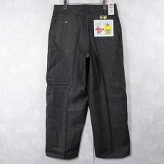 画像1: BEN DAVIS "THE GORILLA CUT" ゴリラカットデニムパンツ BLACK フラッシャー付き未使用品 W34 L30 (1)