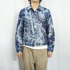 画像2: 80's Levi's USA製 70506-0216 ペンキペイント デニムジャケット SIZE38R (2)