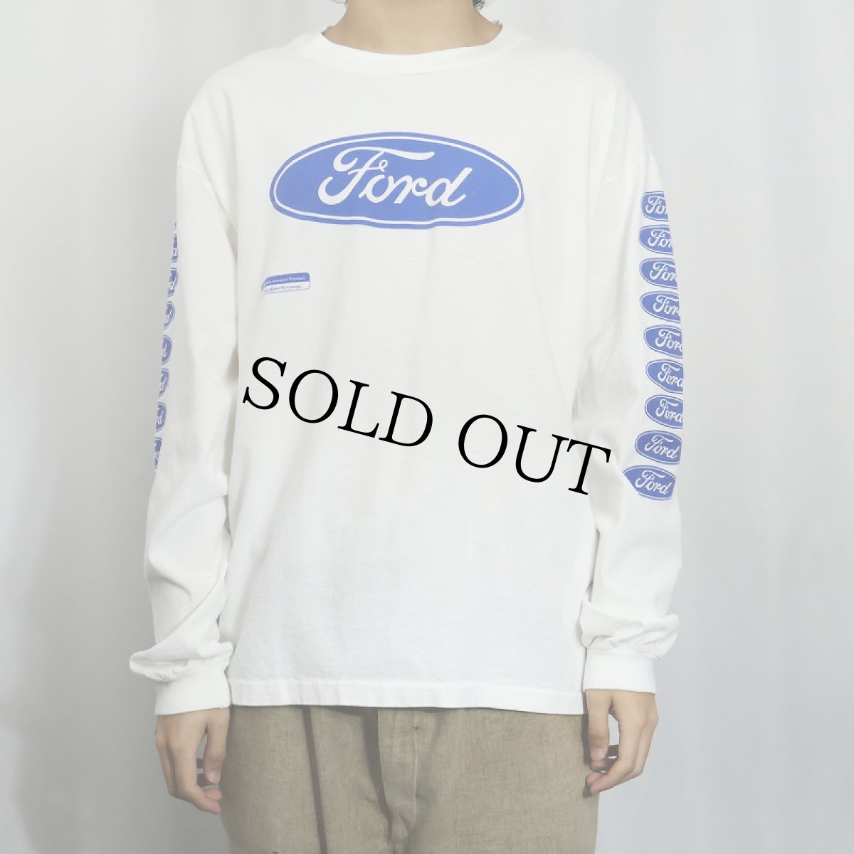 画像2: 90's Ford USA製 自動車メーカー ロゴプリントロンT XL (2)