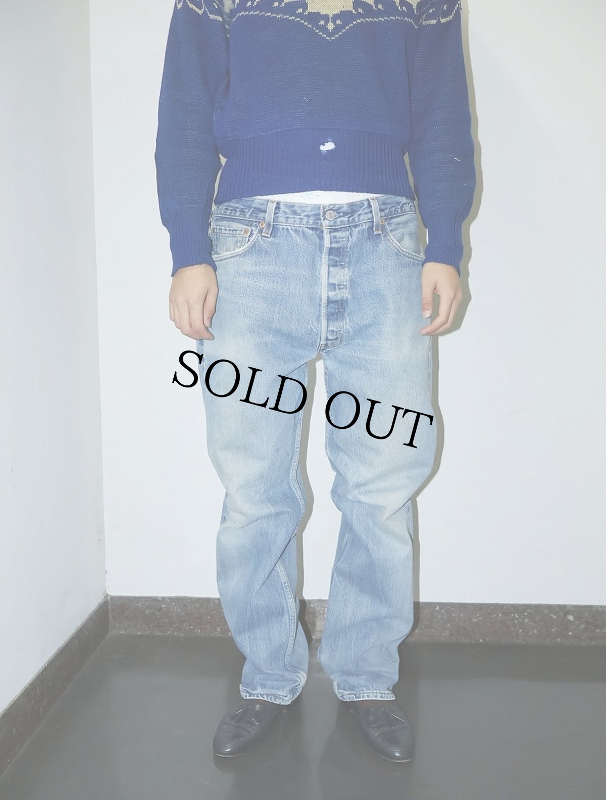 画像2: 2000's Levi's 501 USA製 デニムパンツ W35 (2)