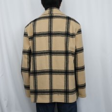 画像4: 70〜80's PENDLETON チェック柄 リバーシブル ウールジャケット  (4)