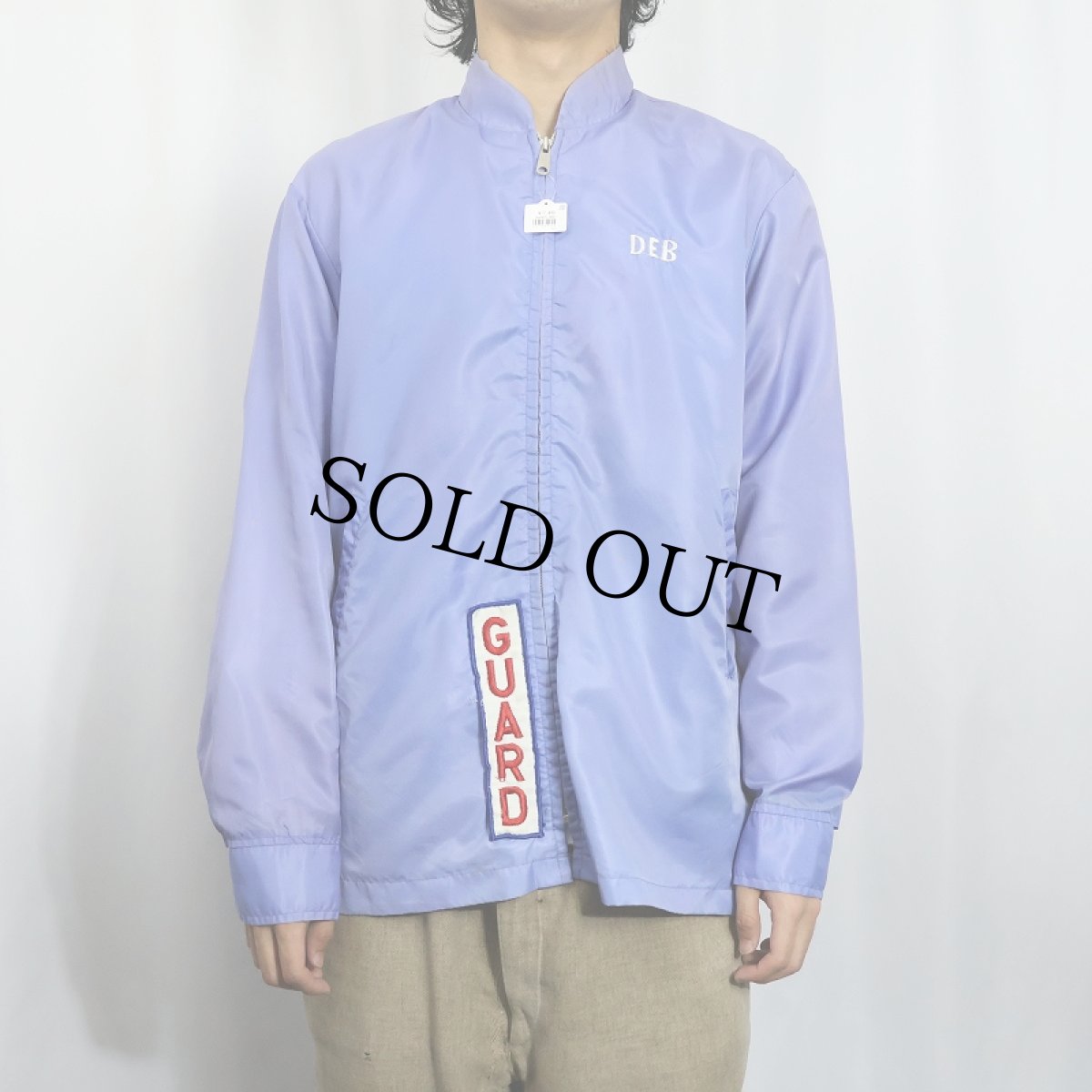 画像3: 60〜70's "GUAM U.S.A." スタンドカラー スーベニアジャケット L (3)