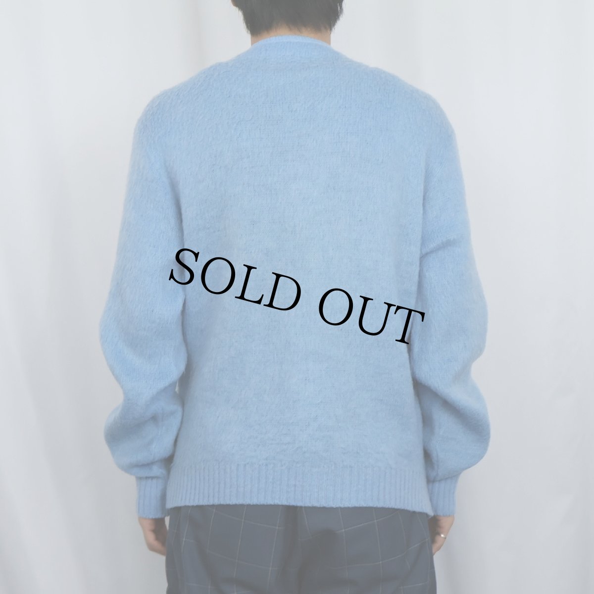 画像3: 70's Jantzen CANADA製 モヘア シャギーニットカーディガン L (3)