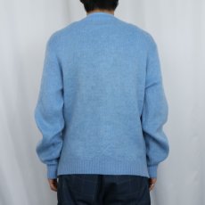 画像3: 70's Jantzen CANADA製 モヘア シャギーニットカーディガン L (3)