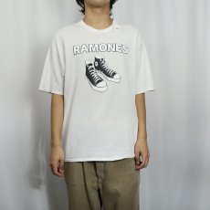 画像2: RAMONES パンクロックバンドTシャツ XL (2)