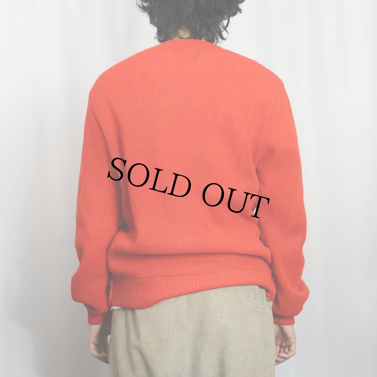 画像3: 60's Rugby STROKE SAVER アルパカニットカーディガン M (3)