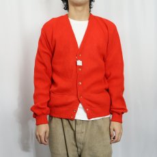 画像2: 60's Rugby STROKE SAVER アルパカニットカーディガン M (2)